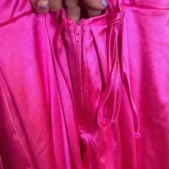 Pear Culture Hot Pink Formal Dress 13/14 - Picture 4 of 6